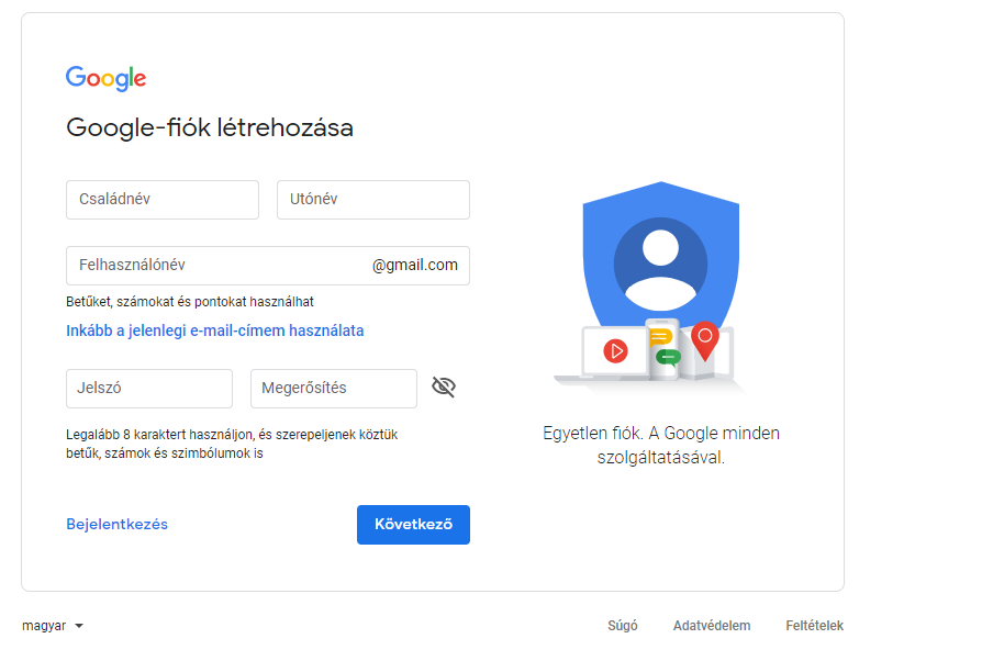 Gmail bejelentkezés másik fiókkal