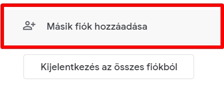 Gmail másik fiók