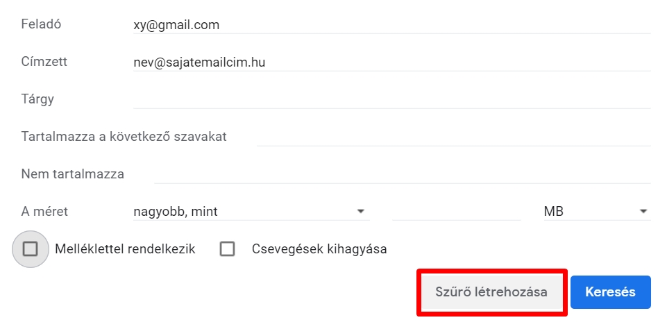 www gmail com beérkező levelek search