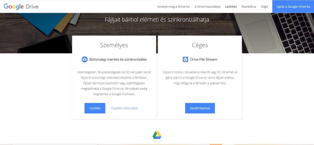 Honnan lehet letölteni a Google Drive-ot? 