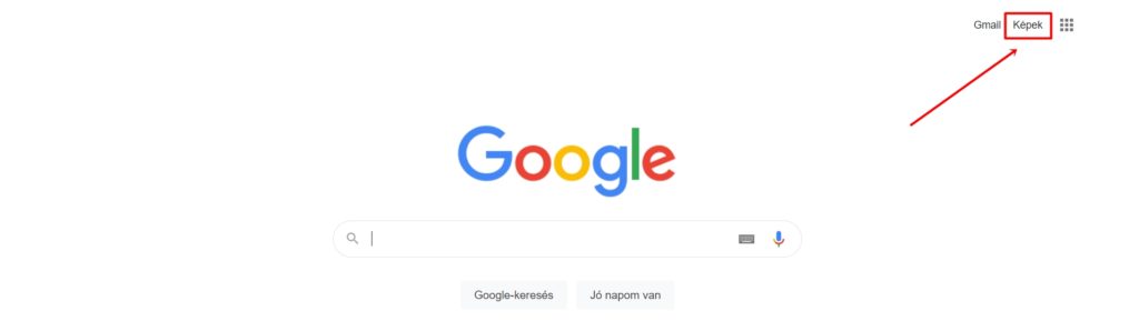 Hogyan lehet eljutni a Google képkeresés oldalához? 