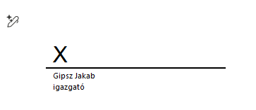 Digitális aláírás képe